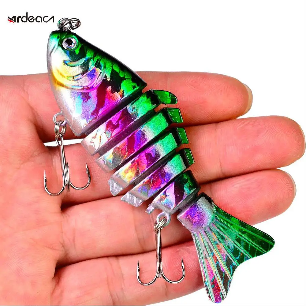 

ARDEA Multi Jointed Hard Bait 1Pcs 95mm/15g 7 Segment Crankbait Sinking Wobblers Fishing Lures Artificial Swimbaits Tackle