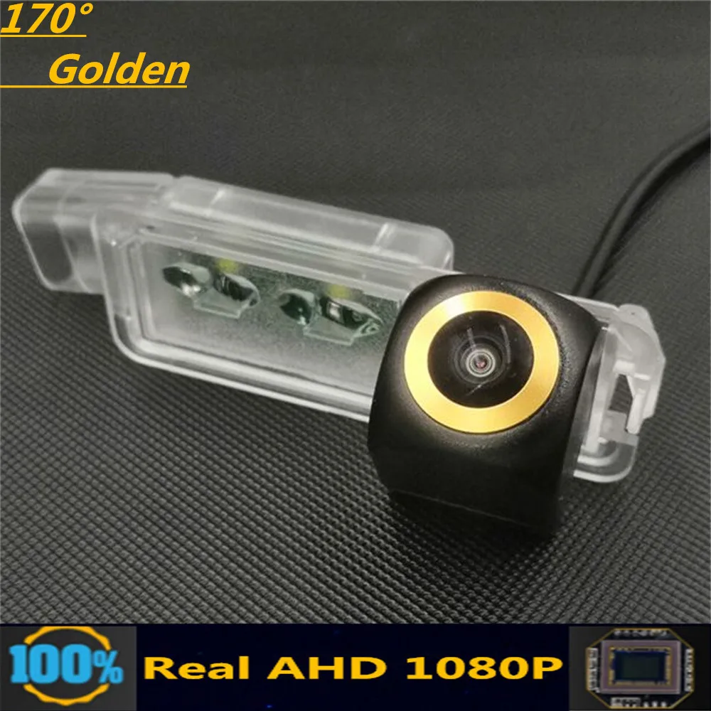 

170° AHD 1080P Golden Lens Car Rear View Camera For SEAT Ibiza 6L MK3 2002~2008 6J MK4 2008~ 2015 Vehicle Parking Monitor