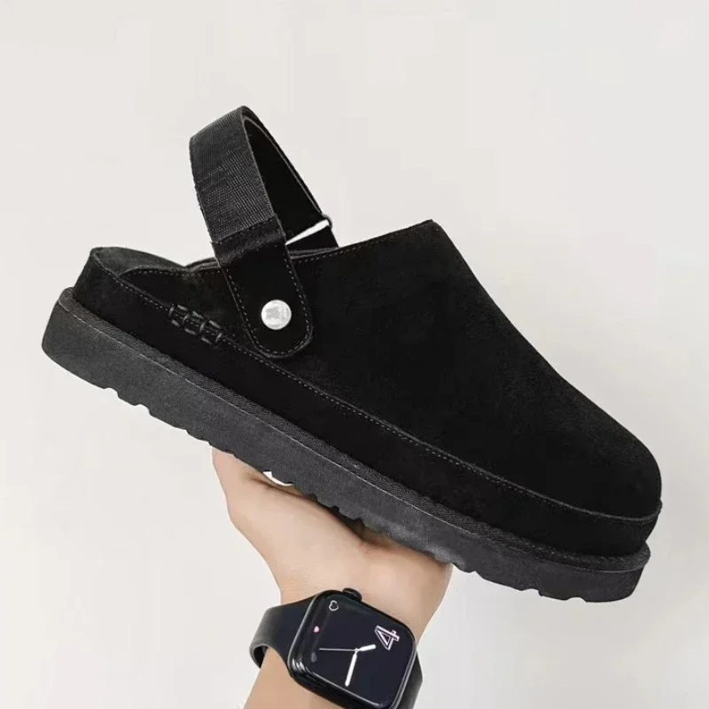 Женские тапочки на плоской подошве с запахом удобные повседневные уличные