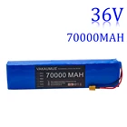 Аккумулятор 36 в 70 Ач 10S3P 500 Вт 750 Вт 42 в 18650 для электровелосипеда Xiaomi M365 Pro, аккумулятор для скутера со встроенным BMS + 2 зарядными устройствами