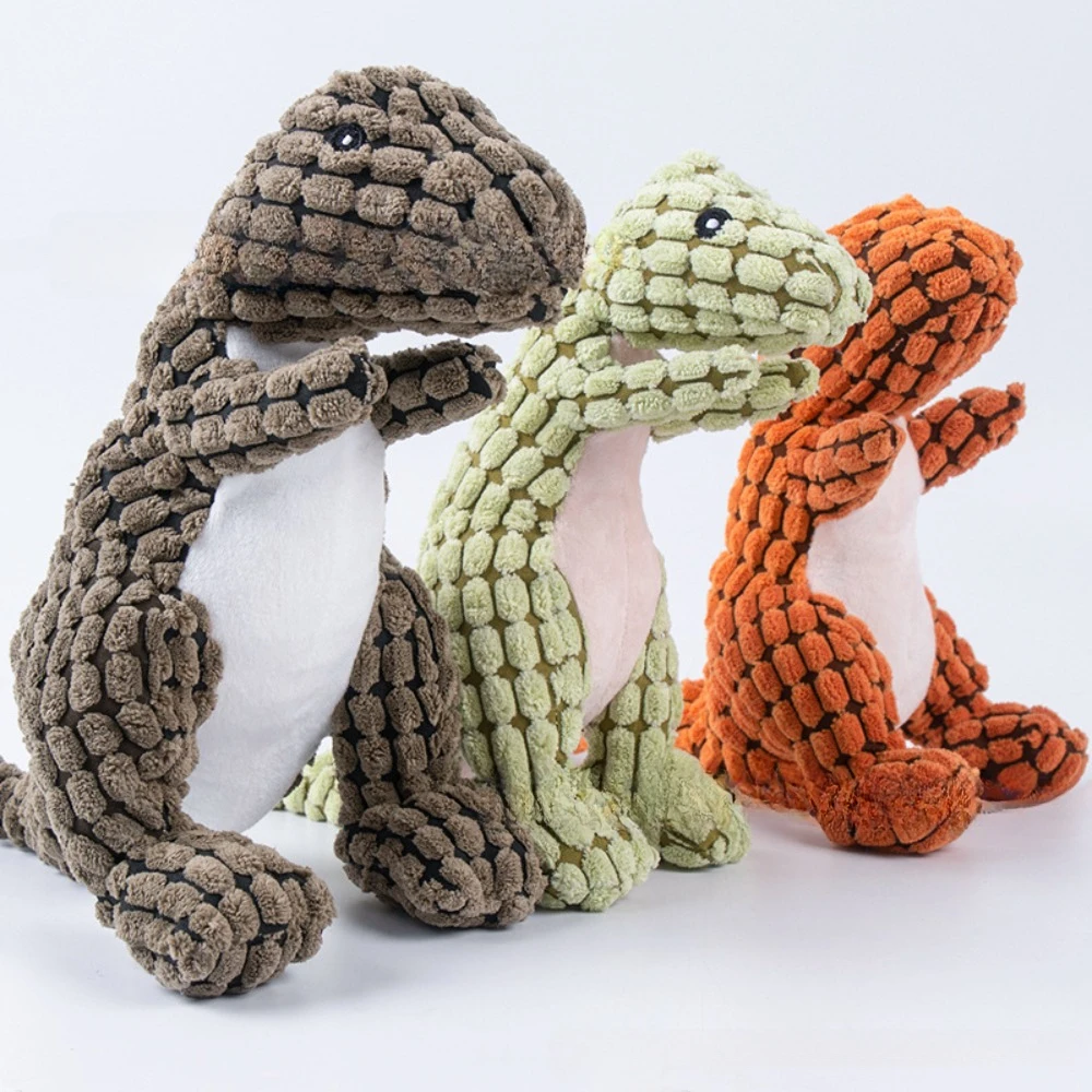 

Dog Plush Toys Can't Bear To Bite Their Teeth and Give Vent To Plush Dinosaurs, Small and Medium-sized Dog Pet Supplies.