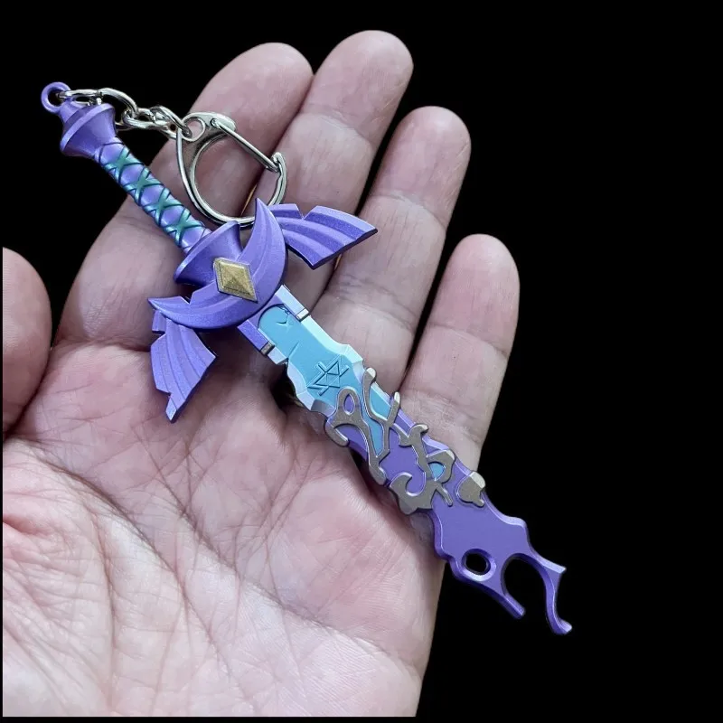 

13cm Decayed Master Sword Link Tears Of The Kingdom Loz Game Peripherals Metal Weapon Models Crafts Keychain Collection Toys Boy