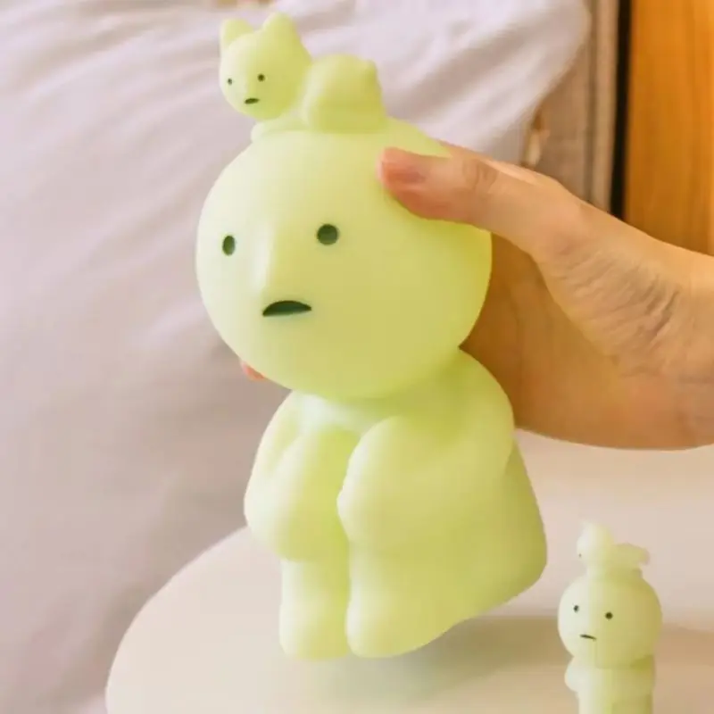 Новый Smiski Pat Light силиконовый ночник светильник для сна фигурка милый аниме