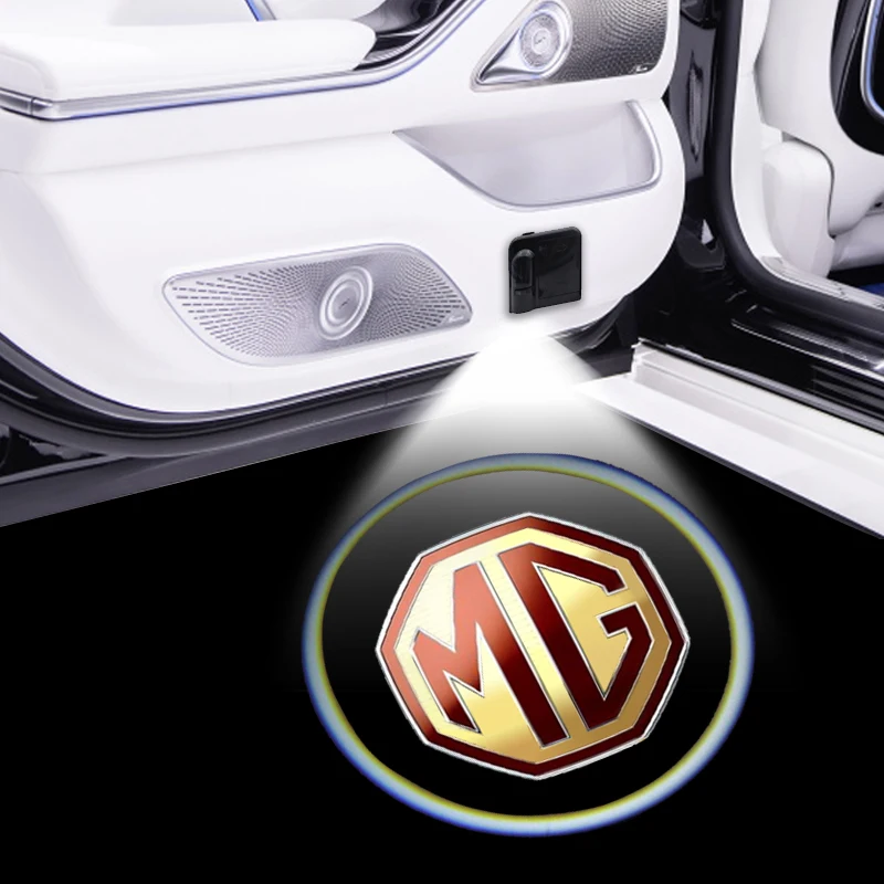 

LED Car Door Projector Decor Lamp Welcome Lights for MG 6 350 42 550 ZT 7 ZS HS GS 3 TF 5 RX5 RX8 ZR GT Car Accessories Gadget