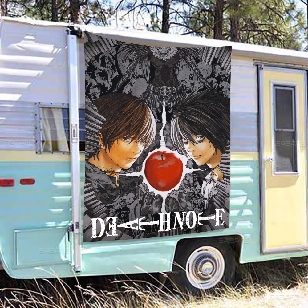 Death Note Аниме Красочный Настенный Баннер Японский Классический Богемный Мандалай