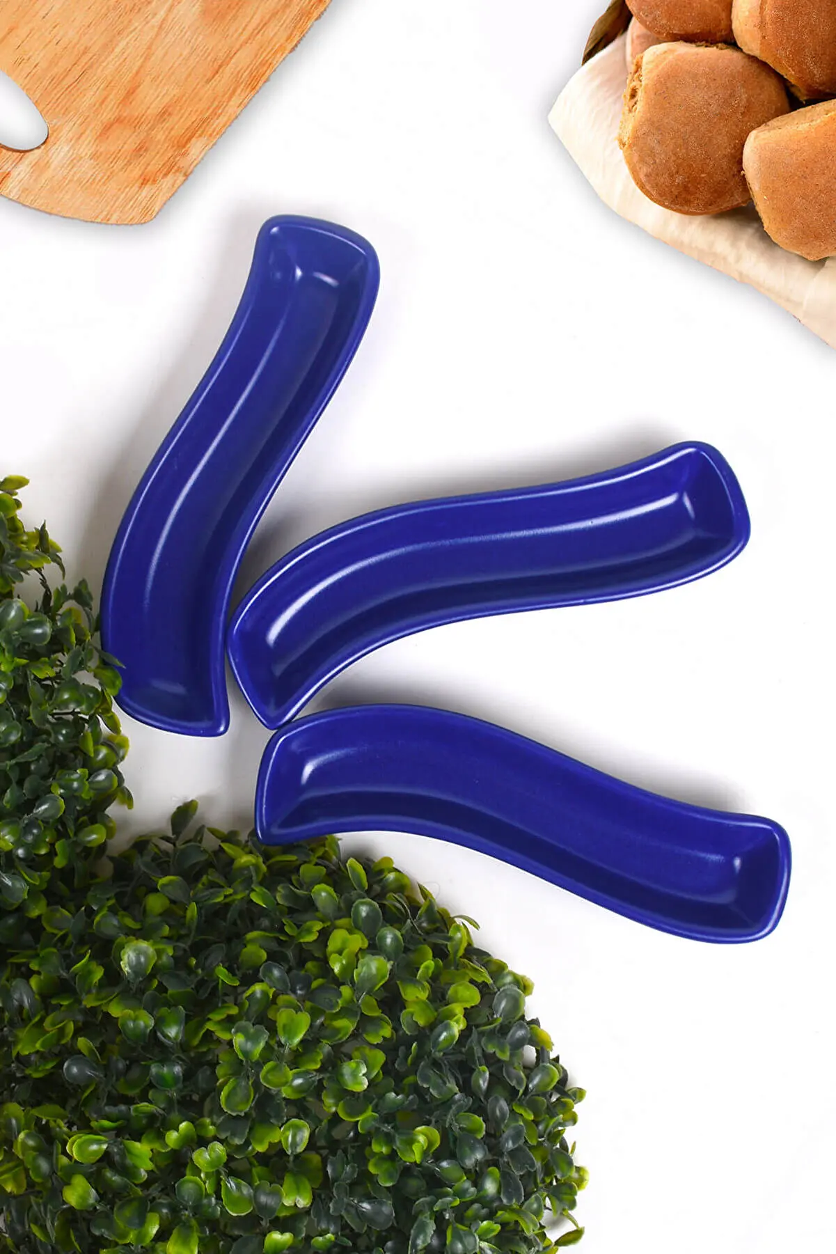 

Оливковая Роща с матовым кобальтом, 18 см, 3 прибора для дома и кухни, чаша для закусок, 20066669