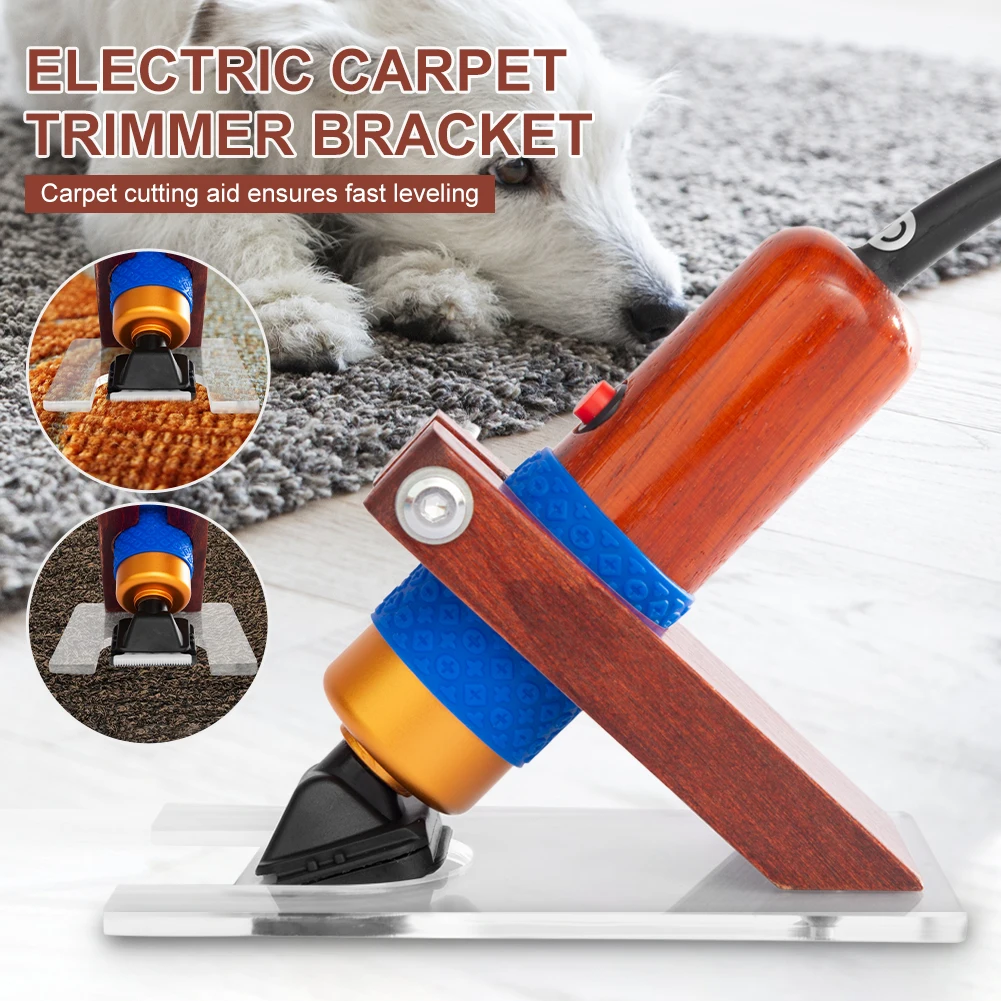 

Electric Carpet Clipper Holder Tufting Rag Trimmer Bracket Rug Grooming Tool Carpet Carving Tool For Home Office Hand Tools