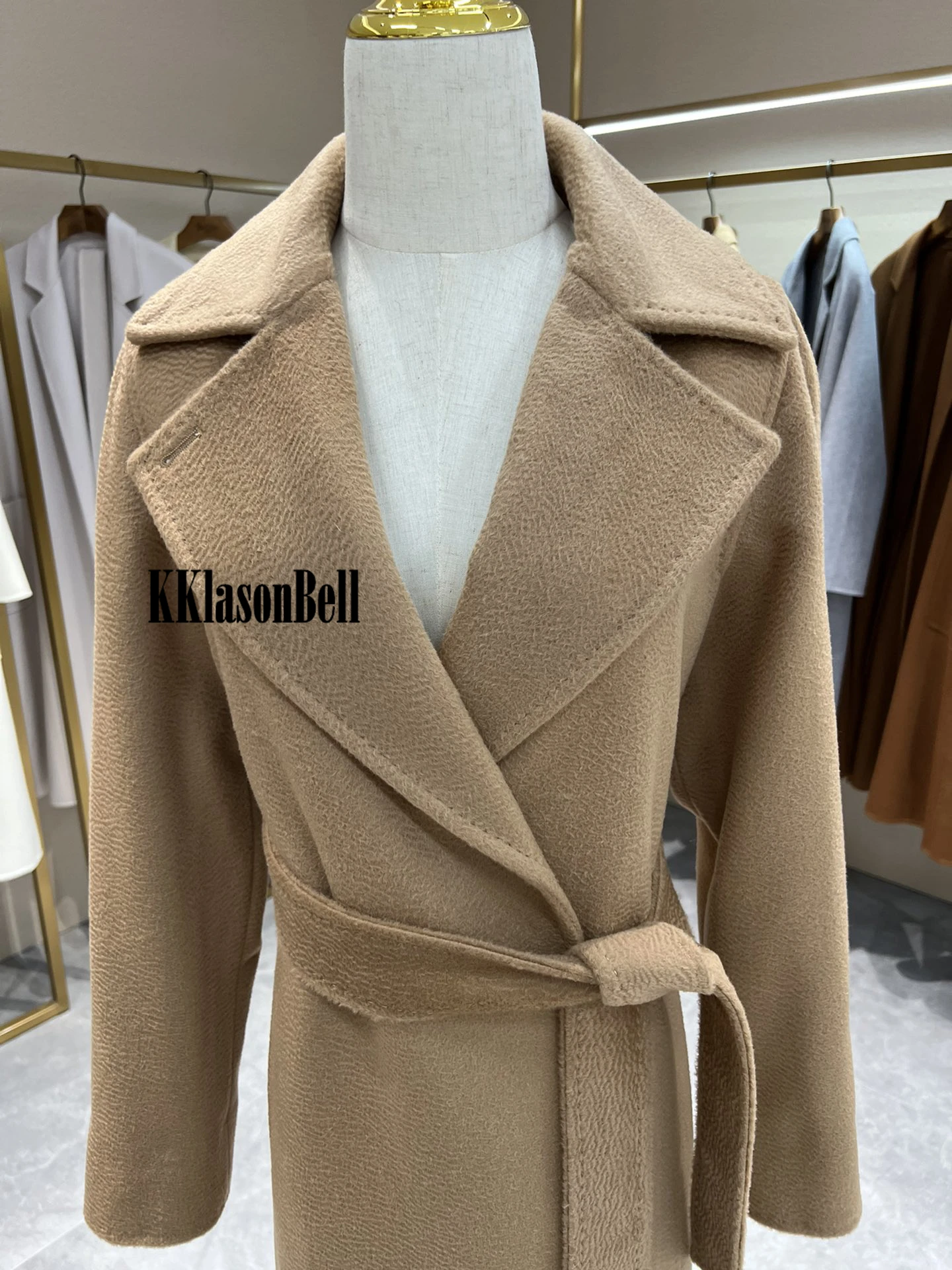 12 14 KKlasonBell темпераментный воротник с лацканами и поясом присборенный пояс