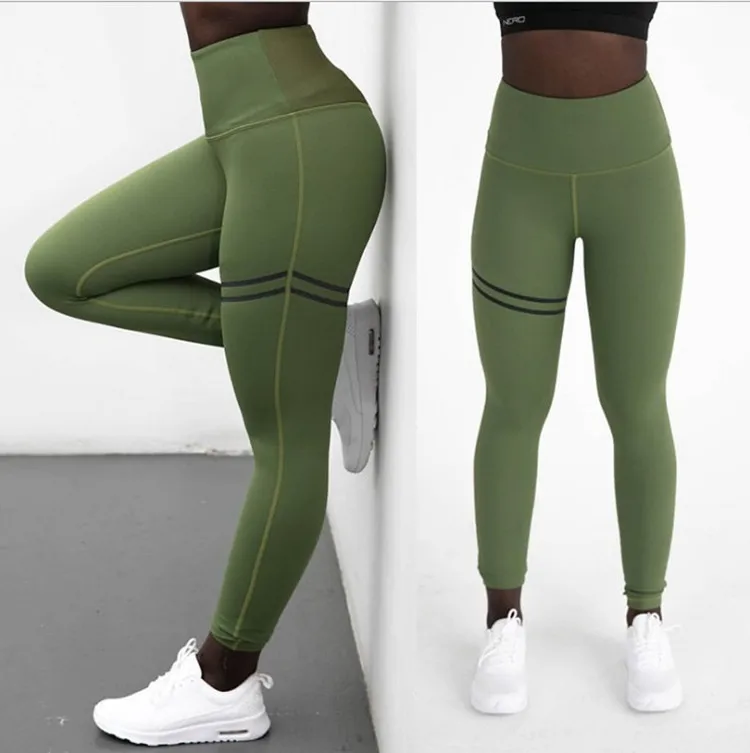 

High Quanlity Leggings Fashion Women Workout Leggings Fitness Women Push Up Elastic Yoga Pants High Waist Gym Fitness Pants