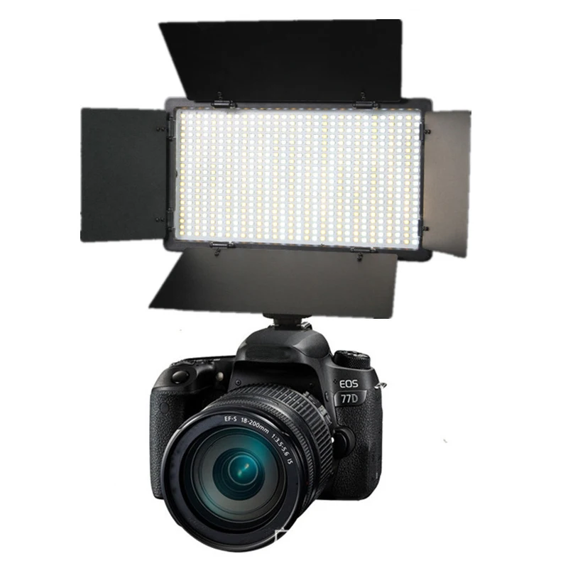 40W LED Photo Studio Light 600Pcs Light Beads Bi-Color 3200-5600K Dimmable Photography Lighting For Youbube Video Live Streaming