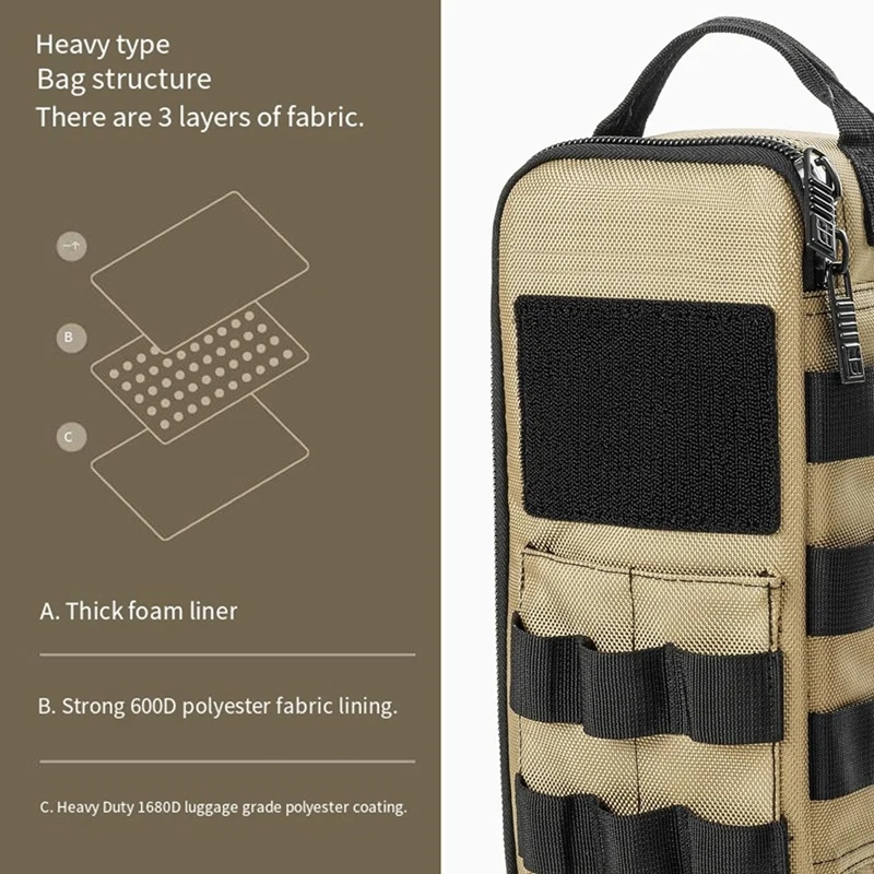 Сверхмощная маленькая сумка для инструментов портативный чехол-органайзер