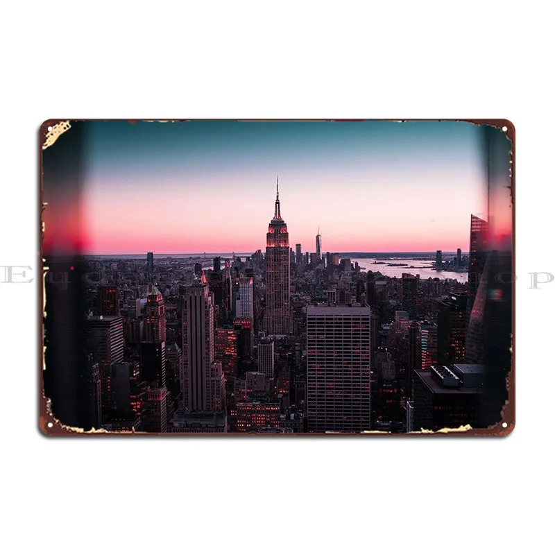 

Империя государственное здание, металлический налет, Настенный декор, настенная пещера, Настенный декор, пещера, дизайн, оловянный знак, пла...