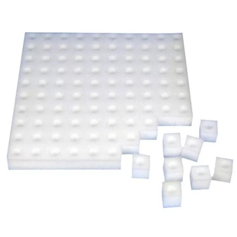 

New 100pcs White Seedling Sponge Soilless Hydroponic Vegetables Nursery Pots Seedlings Cloning Collar Garden Cultivation Plant20