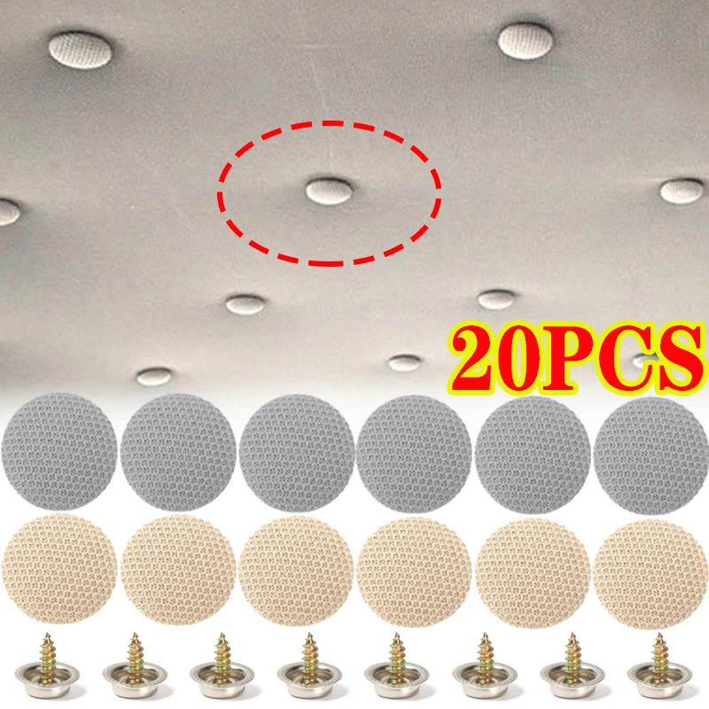

Car Interior Roof Fixing Buckles Headliner Ceiling Cloth Fixing Screw Care Fabric Buckle Rivets Retainer Cap Repair Automotive