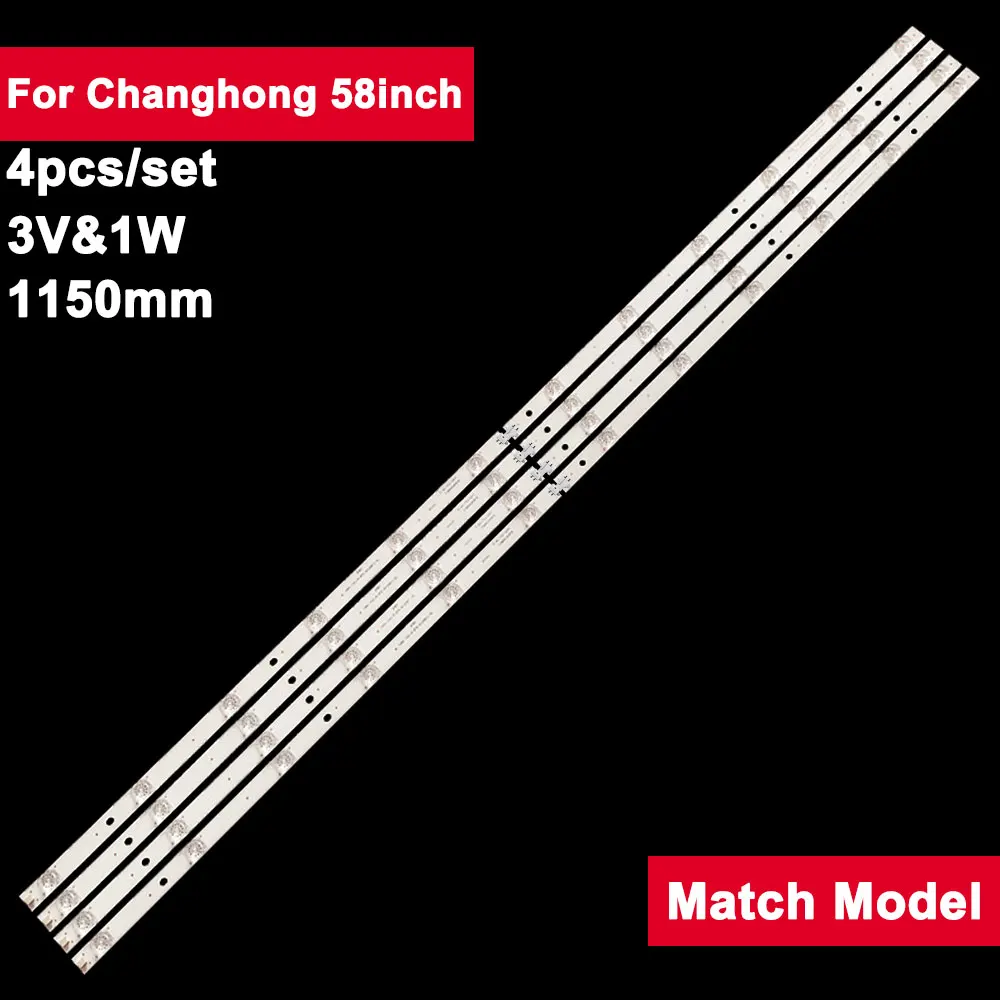 

L:575 мм R:575 мм ремонт подсветки телевизора для Changhong 58 дюймов CRH-ZG583030120482PREV1.2 58F8 58D2P 58DP600 58A5U
