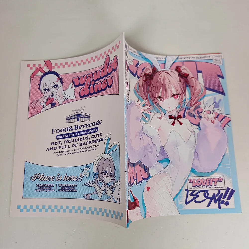 Коллекционная книга иллюстраций Rurudo LOVE IT (BUNNY GIRLS ILLUSTRATION WORKS) – Произведения искусства Раби, иллюстрации, живопись, комиксы, C104 (art.: 3920d89fba143) - 3920d89fba143