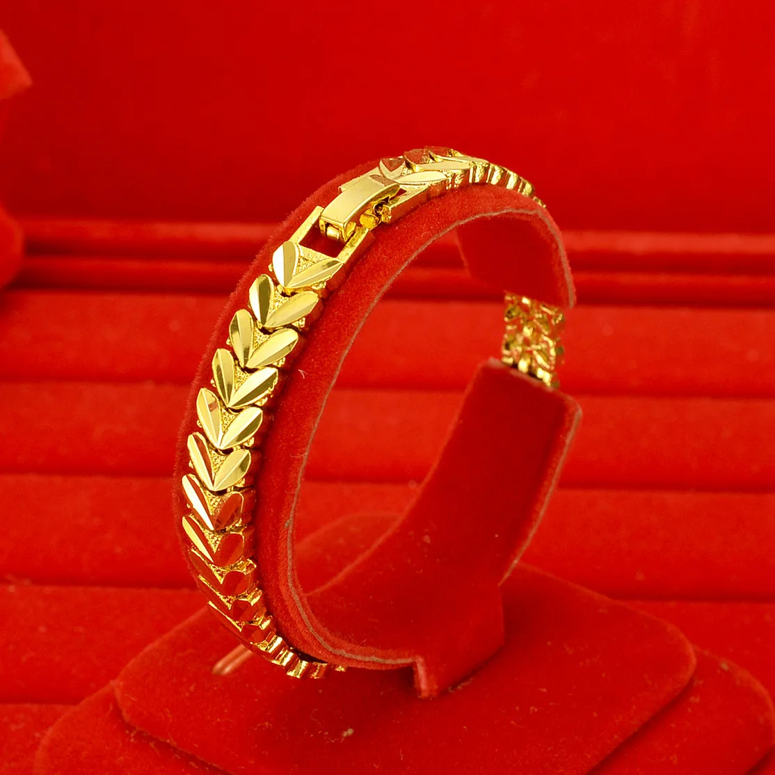 Женский браслет с двойным сердцем Boutique AU999 из натурального золота