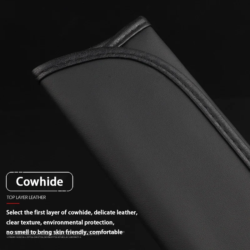 Кожаные Наплечные Чехлы для ремня безопасности Alfa Romeo Giulia Giulietta 159 147 156 166 Stelvio 2 шт.