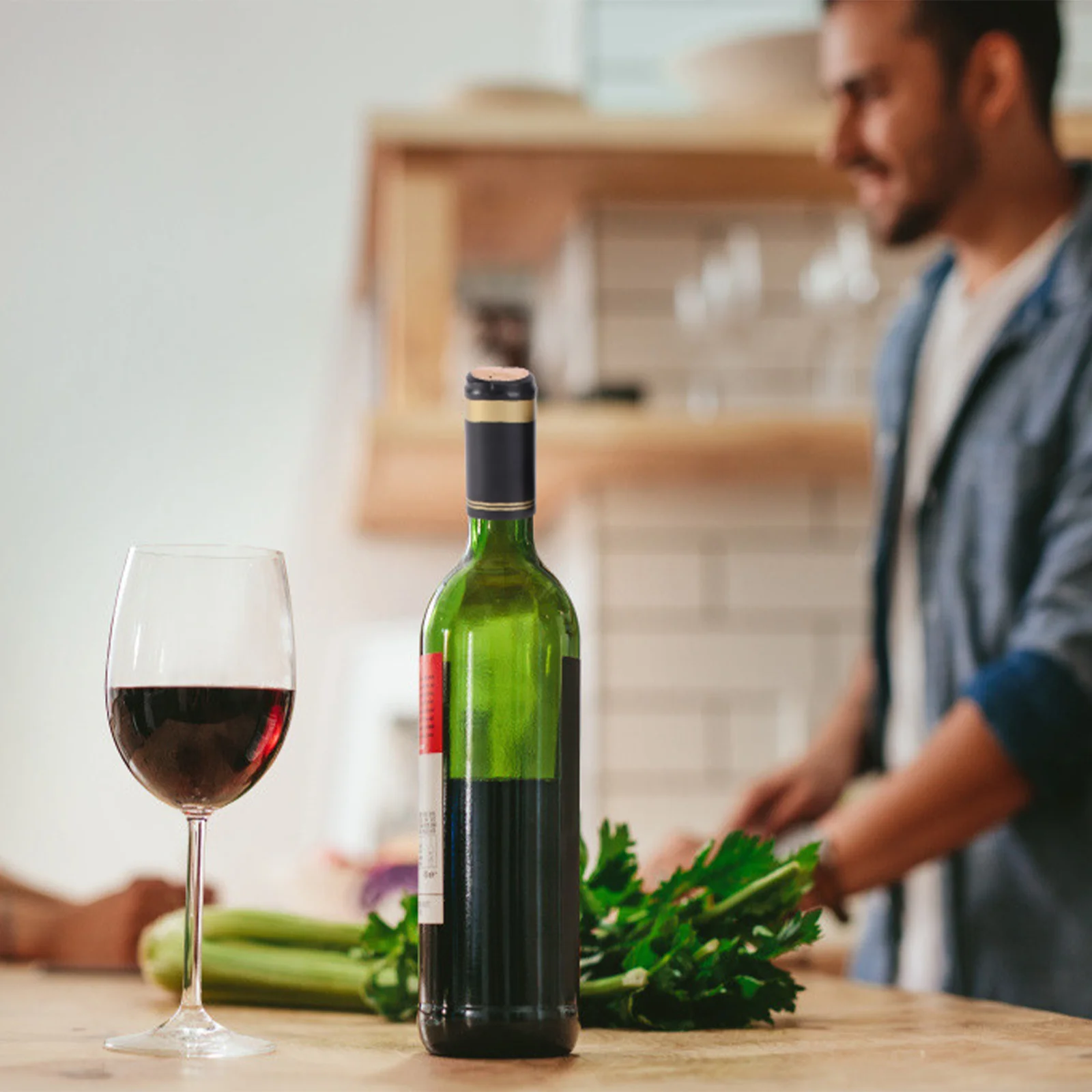 100 шт. термоусадочные капсулы для бутылок термоусадочная пленка с прямым