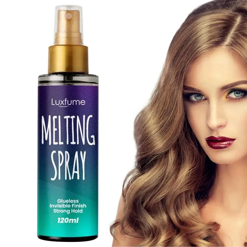 

Спрей для париков с кружевным оттенком 120 мл, мусс с кружевным оттенком, быстросохнущий, с натуральными краями, контроль финишной обработки, ...