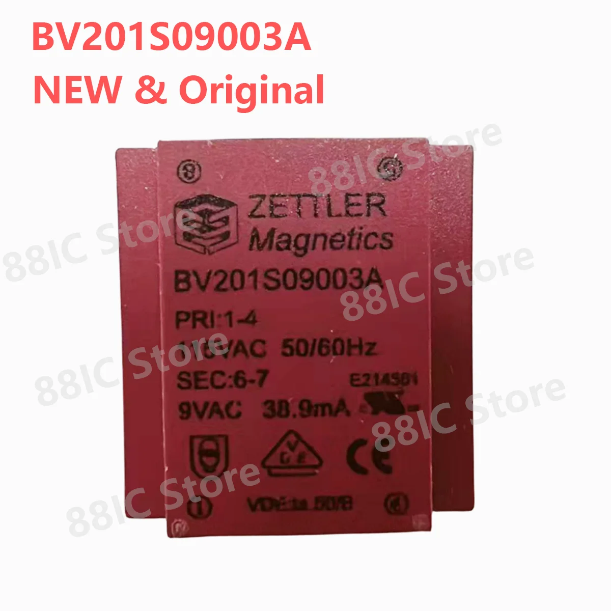 Фото НОВЫЙ трансформатор BV201S09003A ZETTLER, совершенно новый оригинальный датчик №1