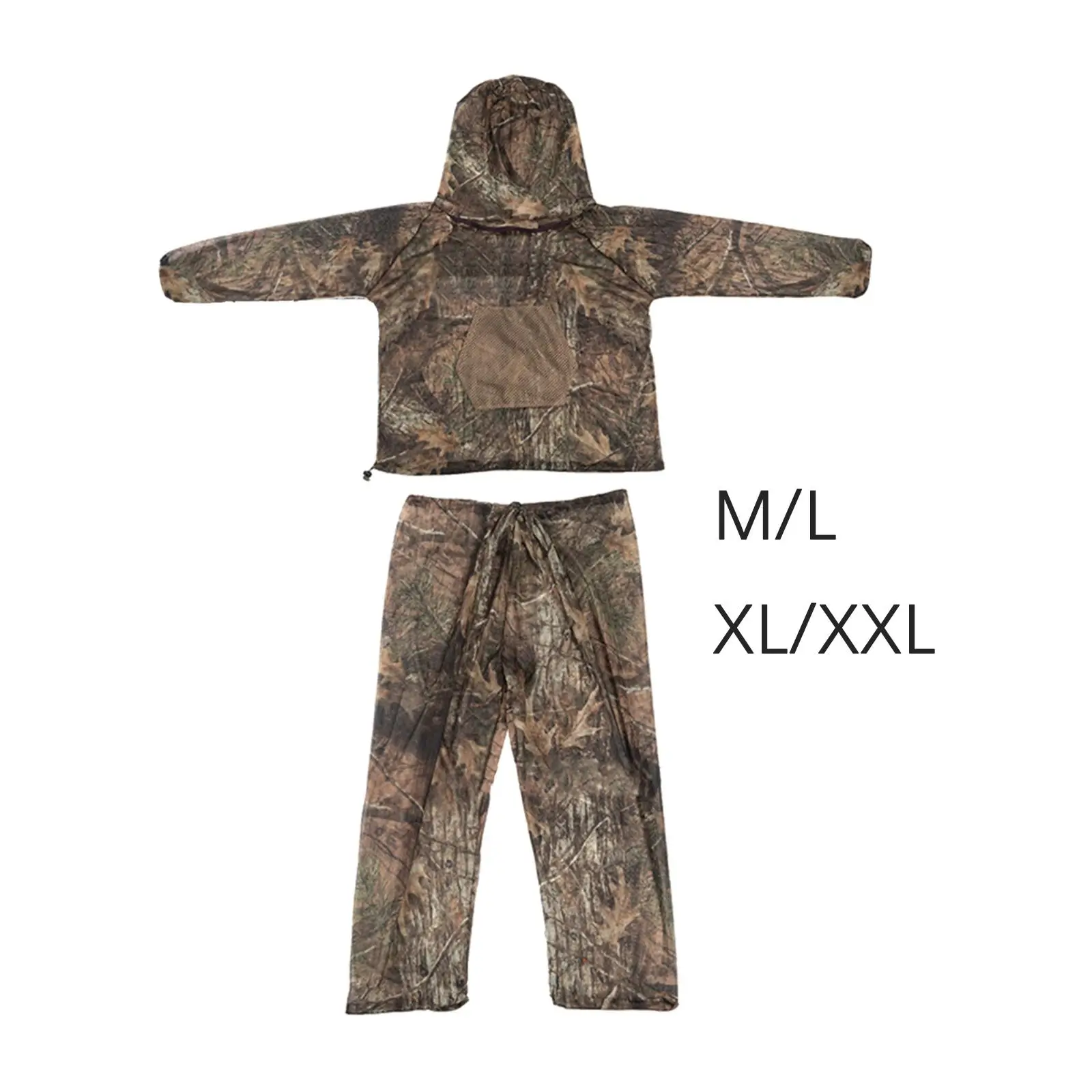 

Mesh Hooded suits Cloing Breaable proof Adventure Cloes Lightweight net Pants Jacket for Fishing Protecting Hunting Unisex