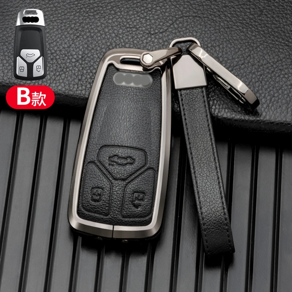 

Кожаный Автомобильный держатель для Audi A6 A5 Q7 S4 S5 S7 A4 B9 A4L 4m 8W Q5 TT TTS RS 8S Coupe брелок аксессуары