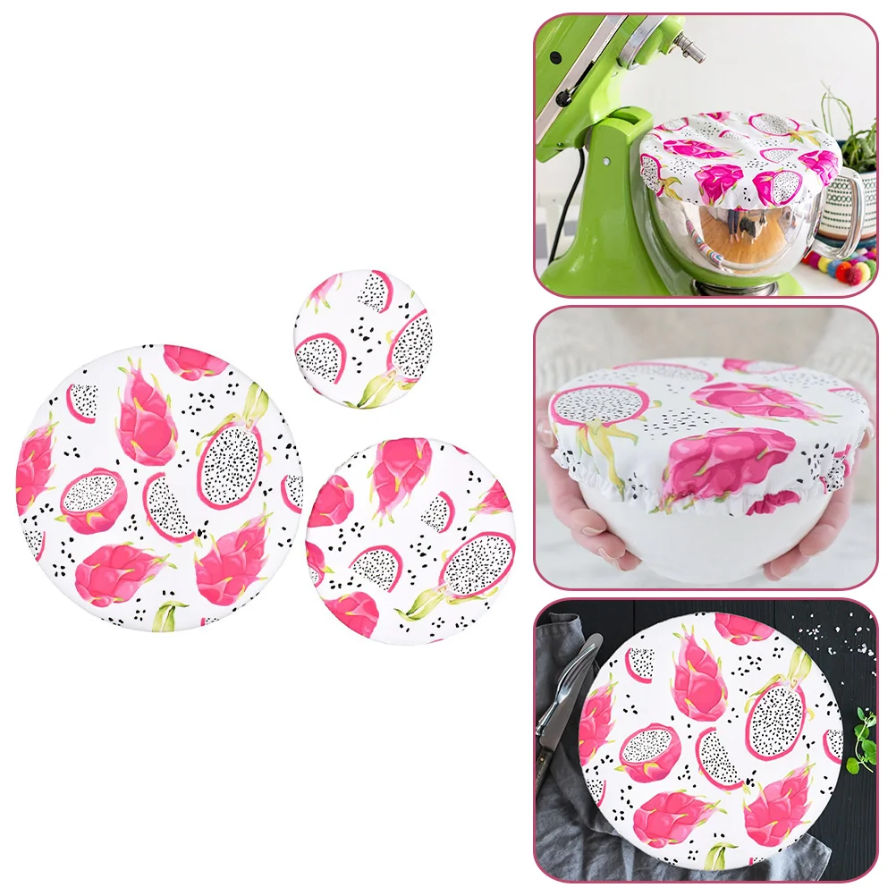 

Covers Bowlcover Reusable Elastic Kitchen Cloth Fabricdish Microwave Screens Stretch Lids Plate Stretched Stretchablebread