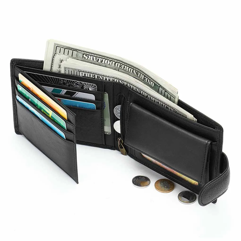 

Men Wallet Money Pouch Cash Purse Fashionable Coin Sack Short Card Holder