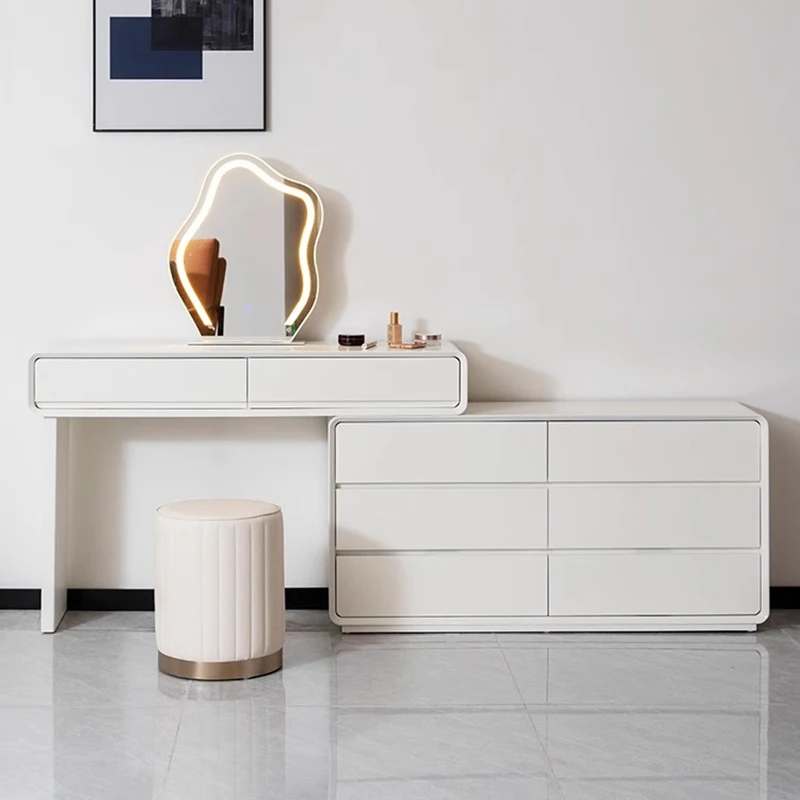 Туалетные столики в кремовом стиле комоды винтажные шкафы для хранения вещей