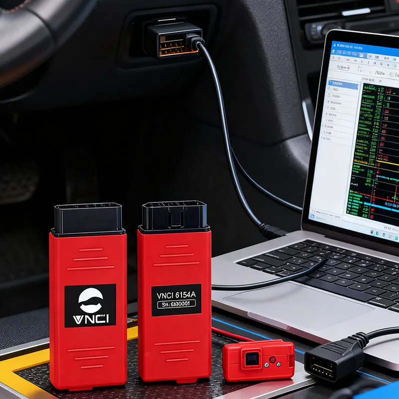 Фото Высококачественный диагностический интерфейс VNCI 6154A ODIS 11, с CAN FD и DoIP для группы VW Audi VAG №1