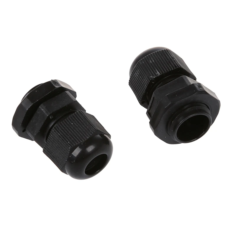 

New 20 Pcs PG9 Black Waterproof Cable Gland Connectors