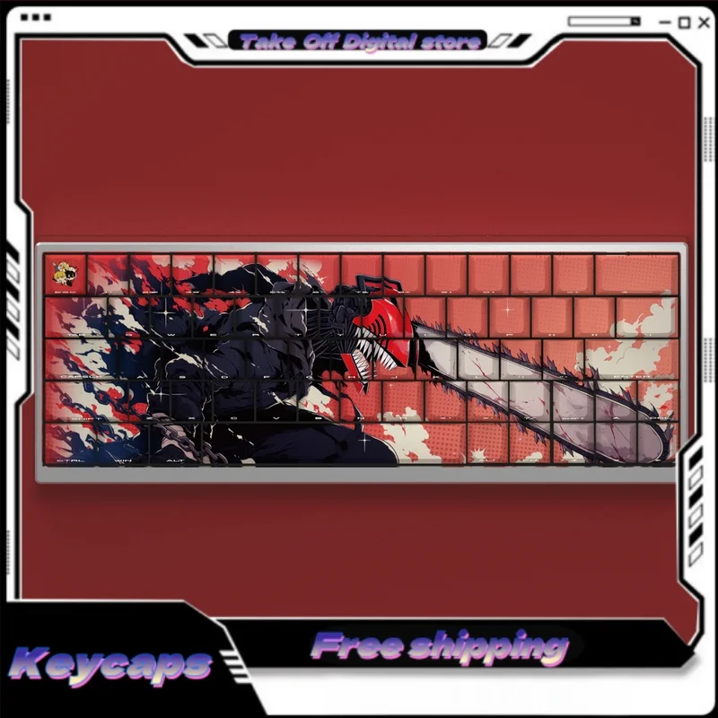 Креативные механические колпачки для клавиш электрическая пила мужская тема