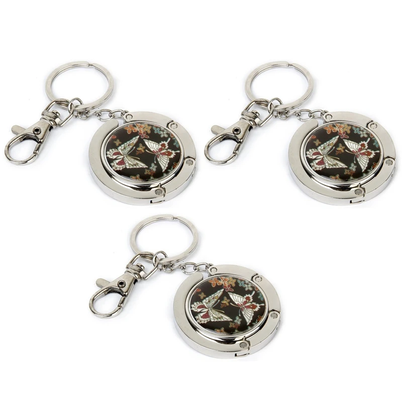 

BMBY-3X Bag Holder Bag Hangers Bag Hook Butterfly Model With Keychain
