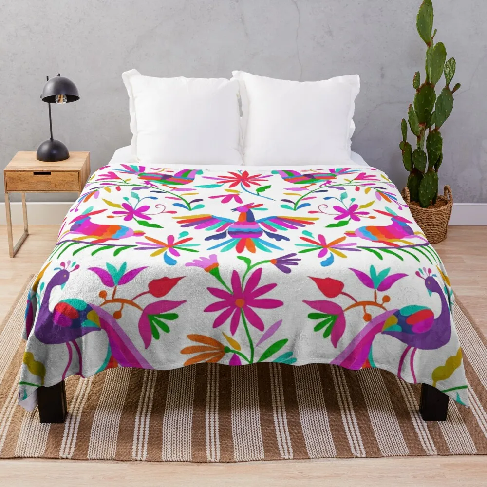 

Otomi animals Throw Blanket Heavy Blanket Velour
