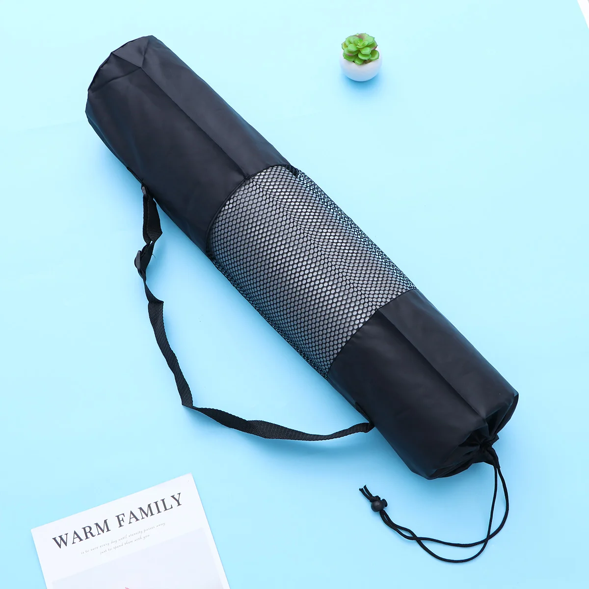 

2 PCS Earth Tones Fitness Sports Duffel Bags Gym Tote Exercise Mat Sling Carrier Yoga