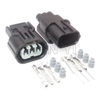1 set 3 way car ignition coil electric wiring plug 6188 4739 6189 0887 auto waterproof connector auto accessories