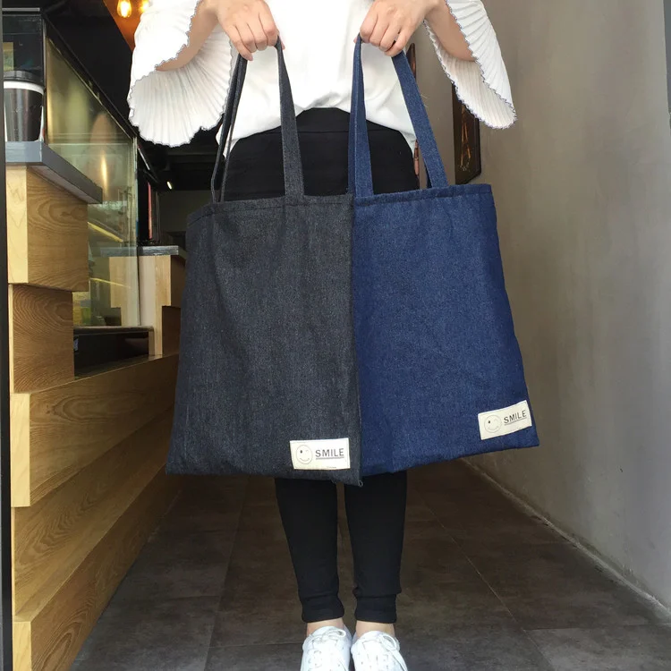 

Женская Ковбойская Холщовая Сумка простые универсальные Fresh, женская сумка через плечо, сумка для покупок, школьная сумка для студентов