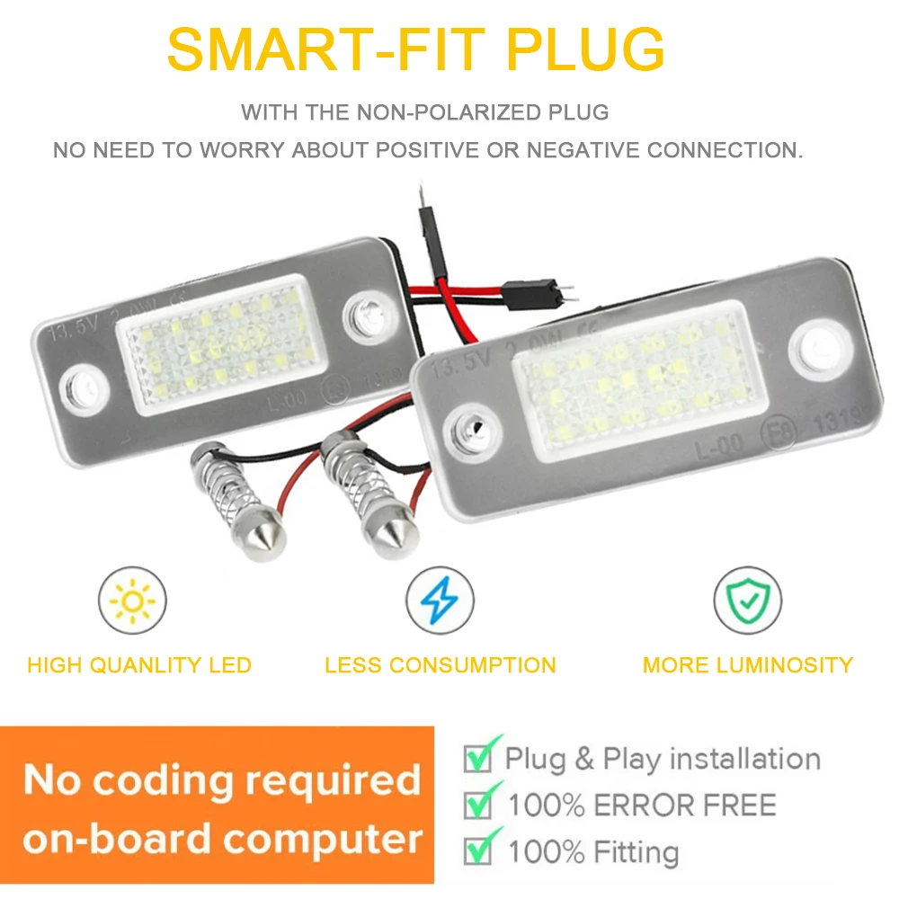 Задний номерной знак для Audi A8 S8 Quattro D3 4E2 4E8 2002-2009 белый цвет без ошибок OEM #4E0943022