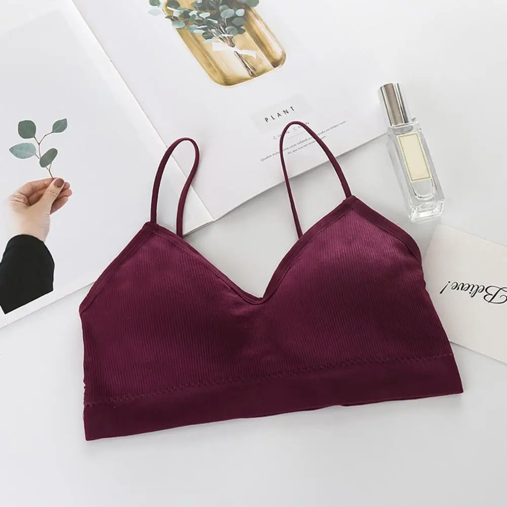

Women Bralette Wire Free Gym Underwear Seamless Push Up Gym Underwear