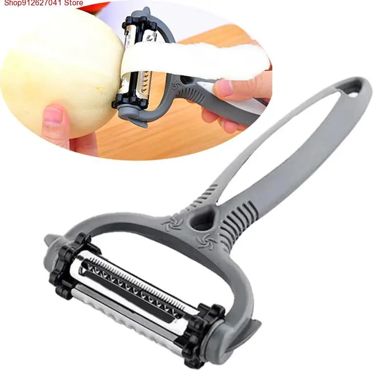 

Multifunctional 360 Degree Rotary Slicer Carrot Potato Peeler Vegetable Cutter Fruit Melon Planer Grater Kitchen Gadgets