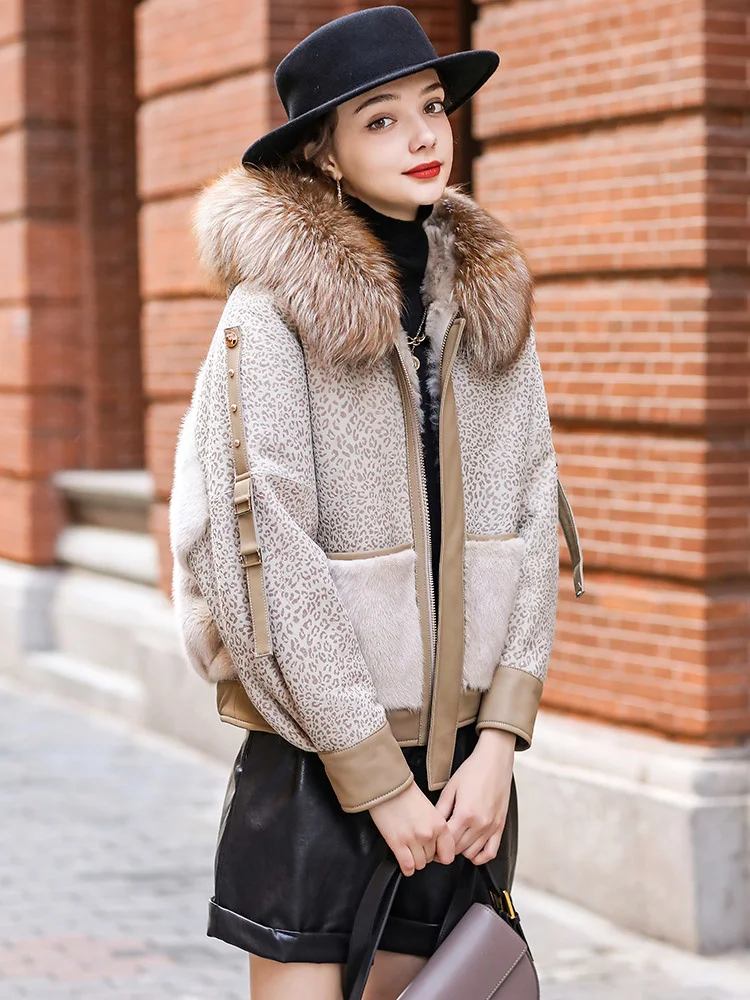 Зимние товары высококачественное Женское пальто из овечьего меха модное меховое