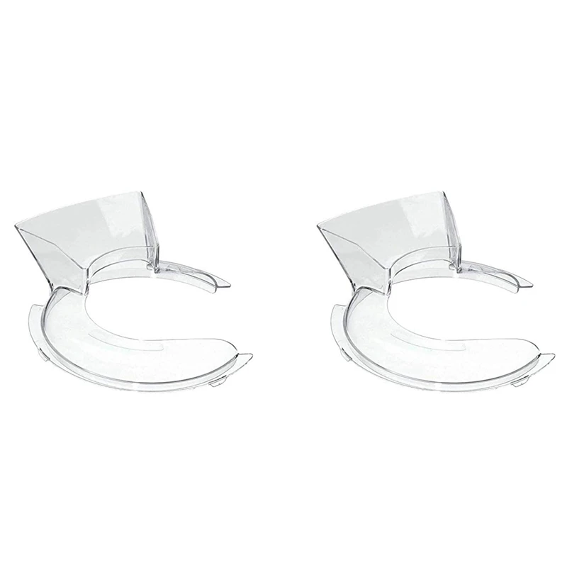 

2X Pouring Shield Mixer Accessories And Replacement Parts KN1PS W10616906 Compatible For Kitchenaid Attachment