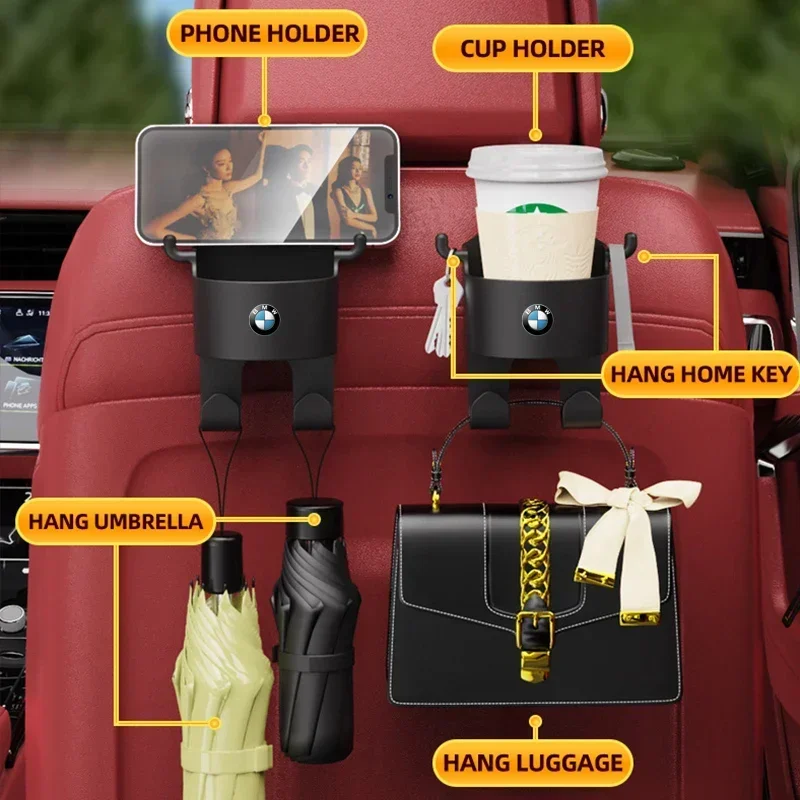 Автомобильный держатель для сиденья подголовник крючок BMW E87 F20 F21 E36 E46 E90 E91 E92 E93 X1 X3