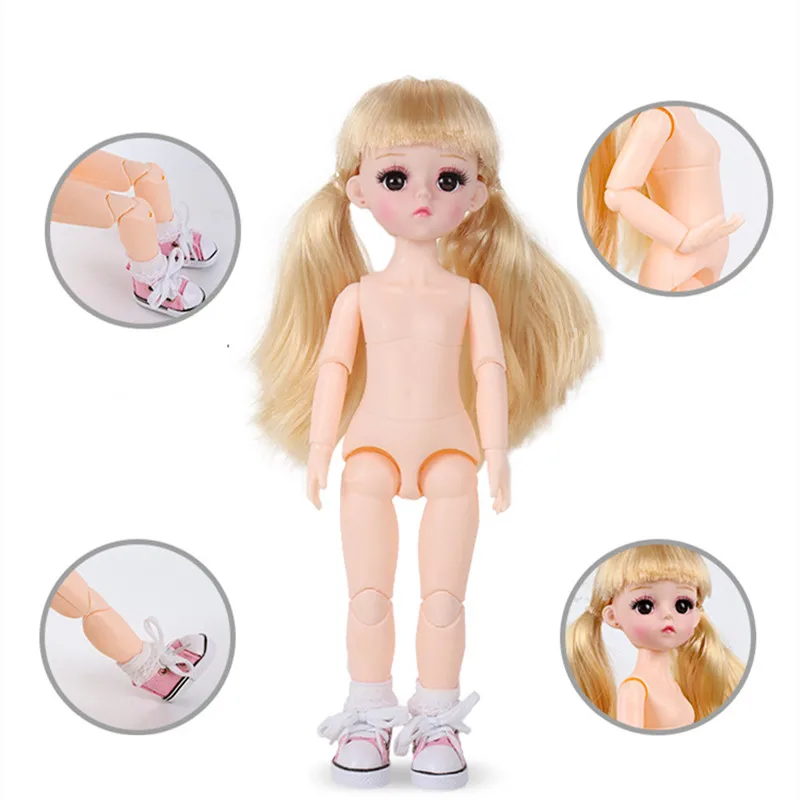 30 см кукла 1/6 BJD с 21 подвижными соединениями, 3D симуляционными глазами, макияжем, в красивом платье принцессы, модный DIY игрушка в подарок.