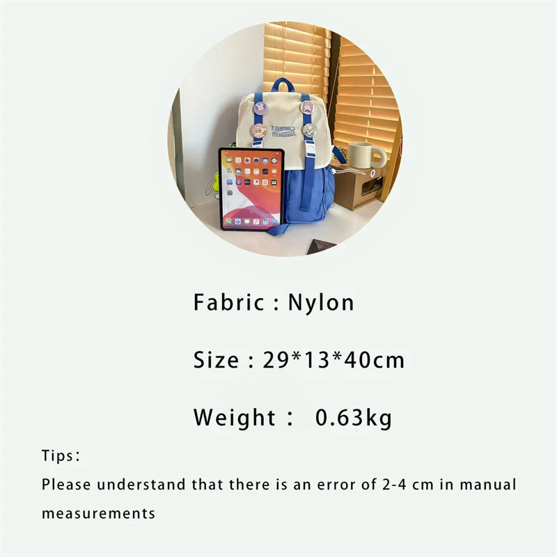 TRAVEASY 2022 Nylon Preppy Green Woman Bag Trendy Waterproof Backpack Large Capacity Campus High School Student Female Schoolbag