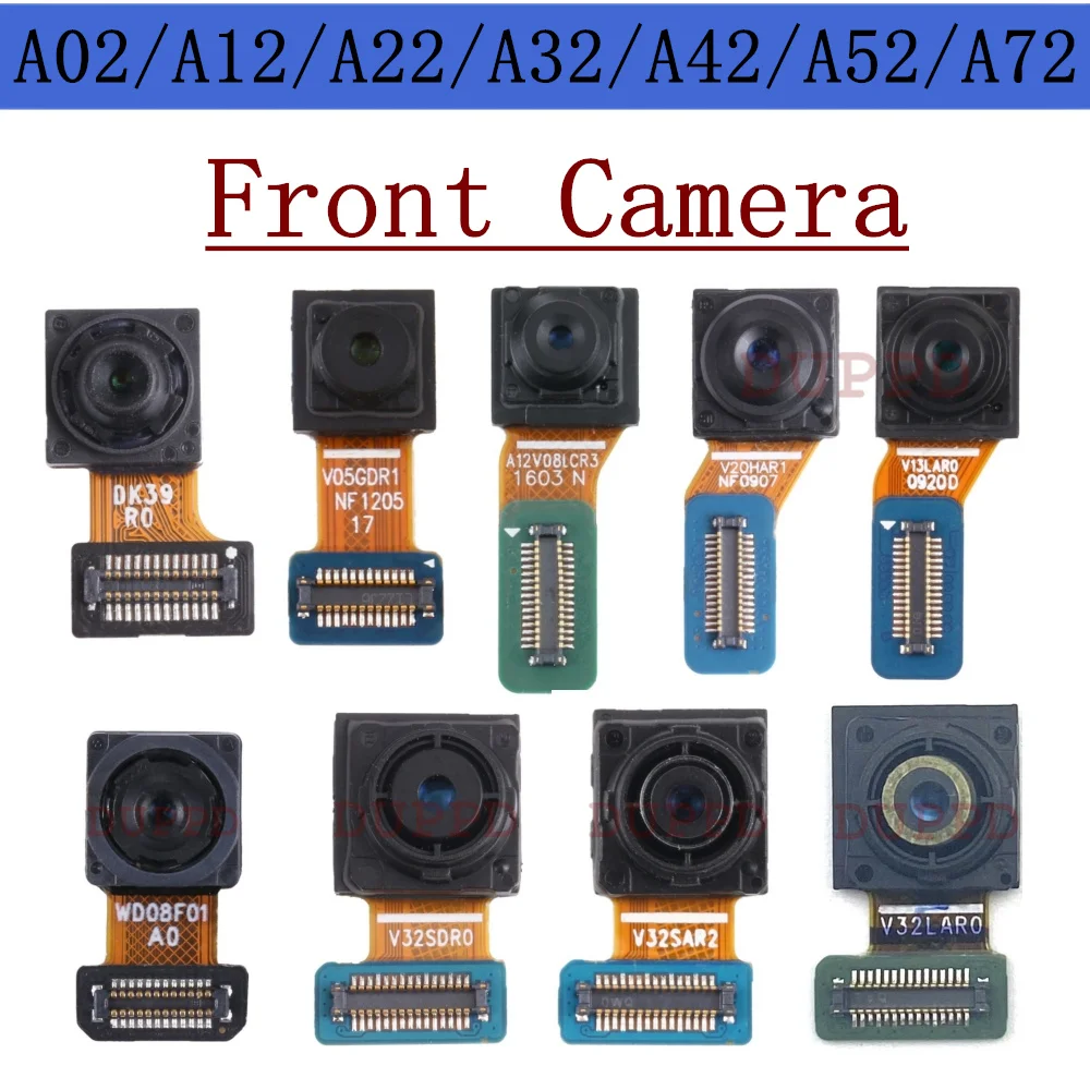 

Front Camera For Samsung Galaxy A72 A52 A42 A32 A22 4G 5G A12 A02 Original Small Frontal Selfie Facing Cameras Module Flex Cable