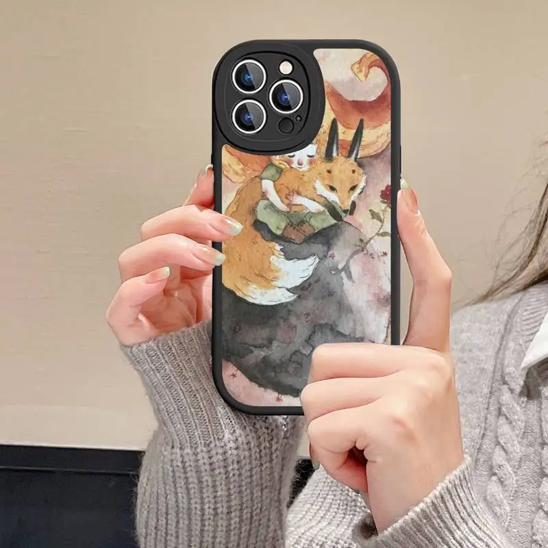 Art Little Prince Phone Case Hard Leather For iPhone 14 13 12 Mini 11 14 Pro Max Xs X Xr 7 8 Plus