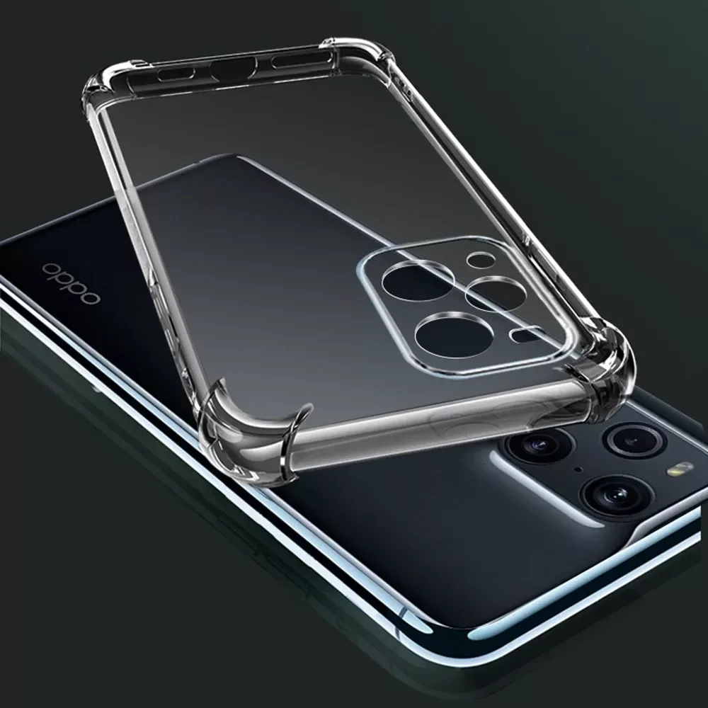

Transparent Shockproof Case For Oppo Find X3 Pro Neo X5 lite Luxury Soft Silicone Phone Cover on Oppo Find X3 Pro X5 lite Cases