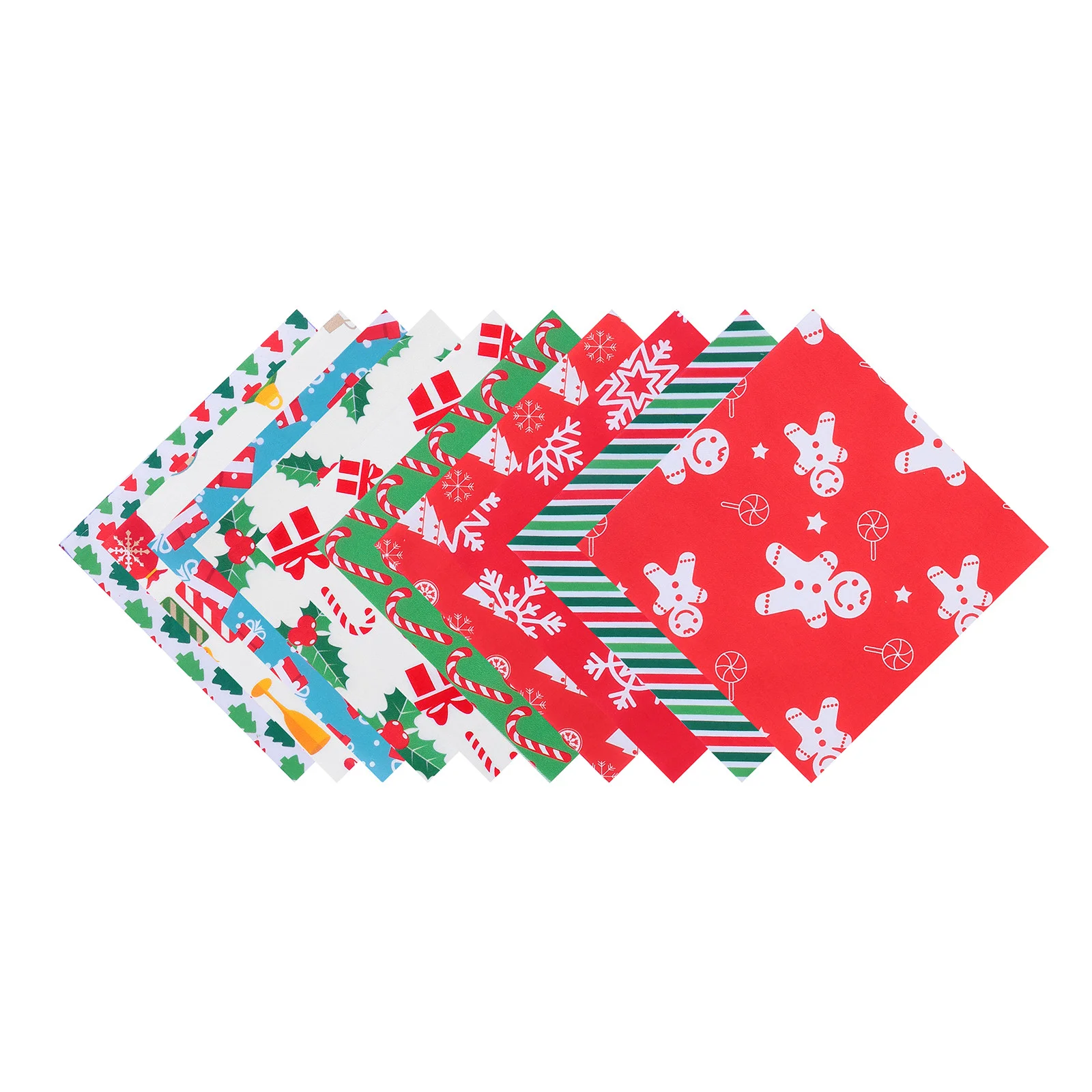 40 шт. Рождественская лоскутная ткань сделай сам хлопковая для шитья квадратное